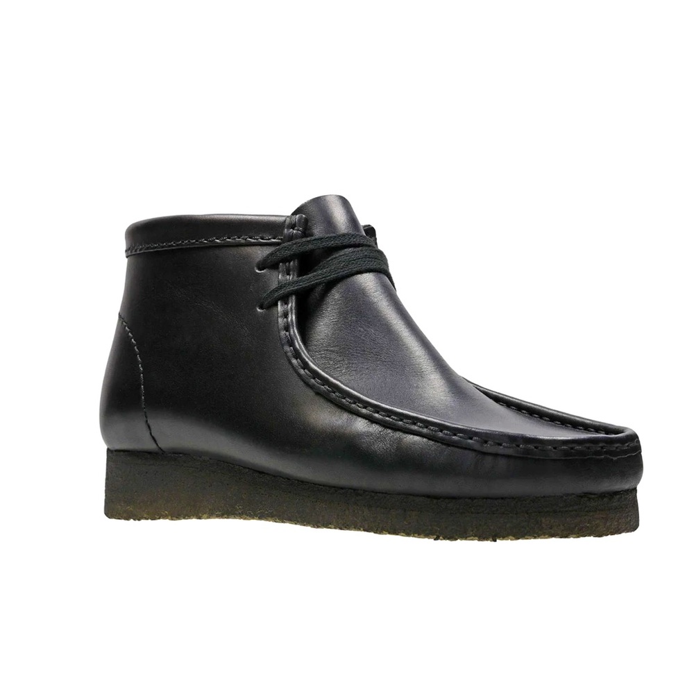 Clarks Original Wallabee Boot Black Leather